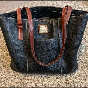 Black pebble Lexington Dooney & Bourke tote